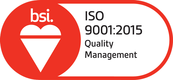 ISO 9001:2015 Quality Management badge