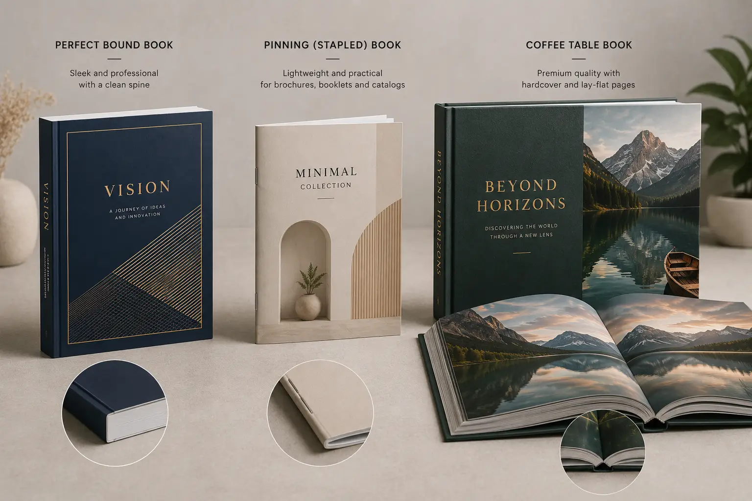 Bound books and catalogues